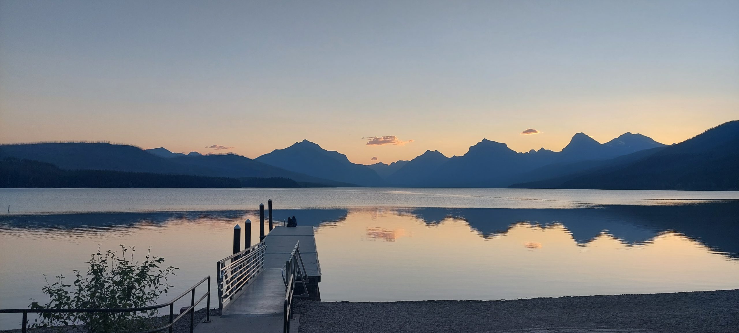 dawn view Glacier NP