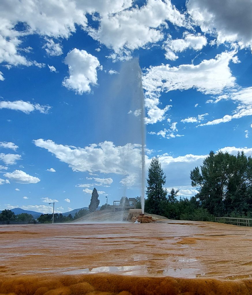 tapped geyser soda springs