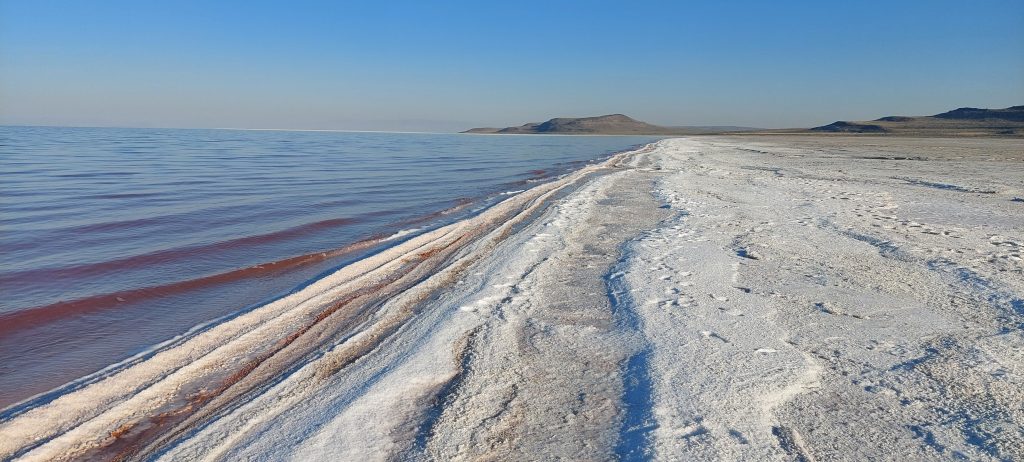 salt lake shore