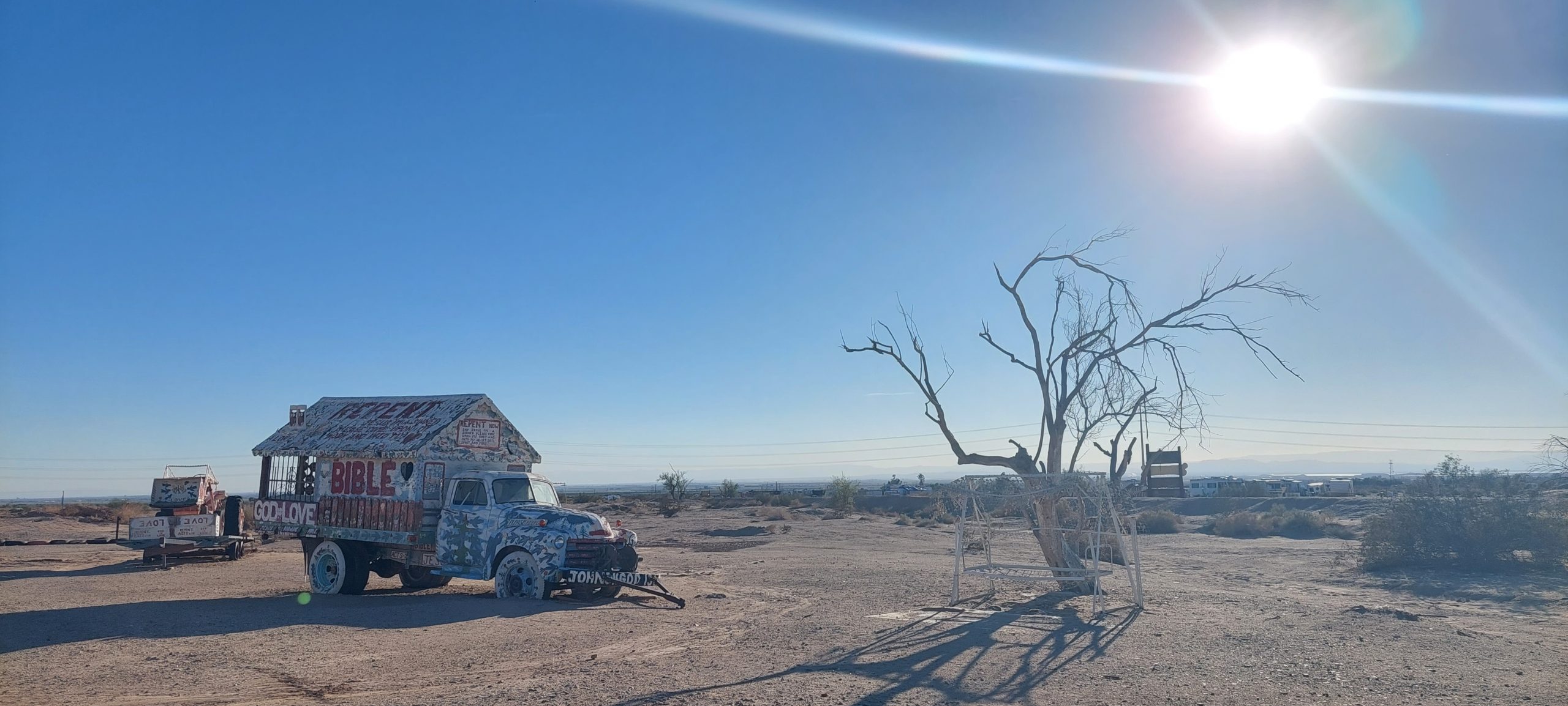 overlanding western usa Bombay Beach