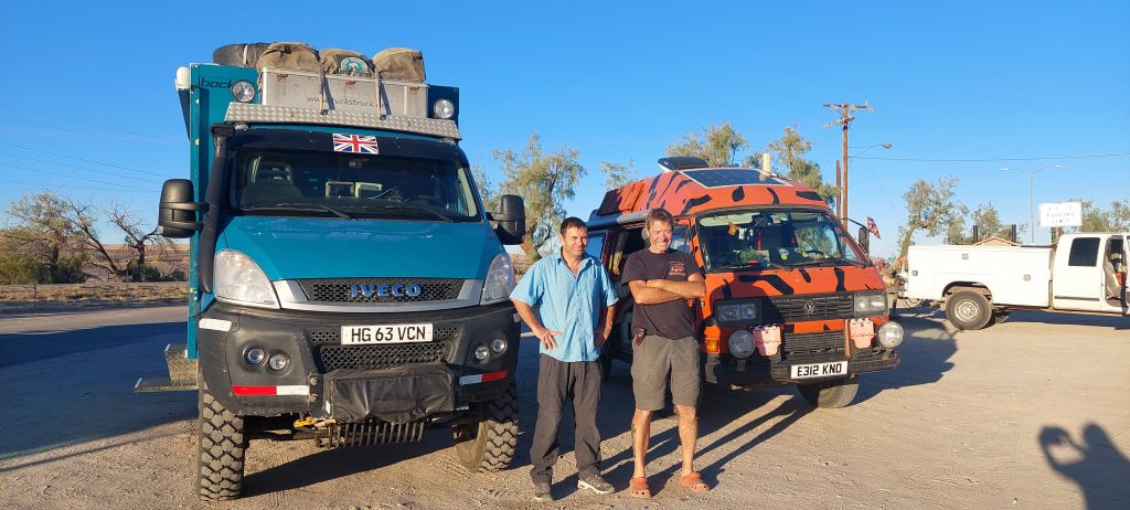 overlanding western USA  Tigger's Travels iveco daily 4x4 and VW Synchro