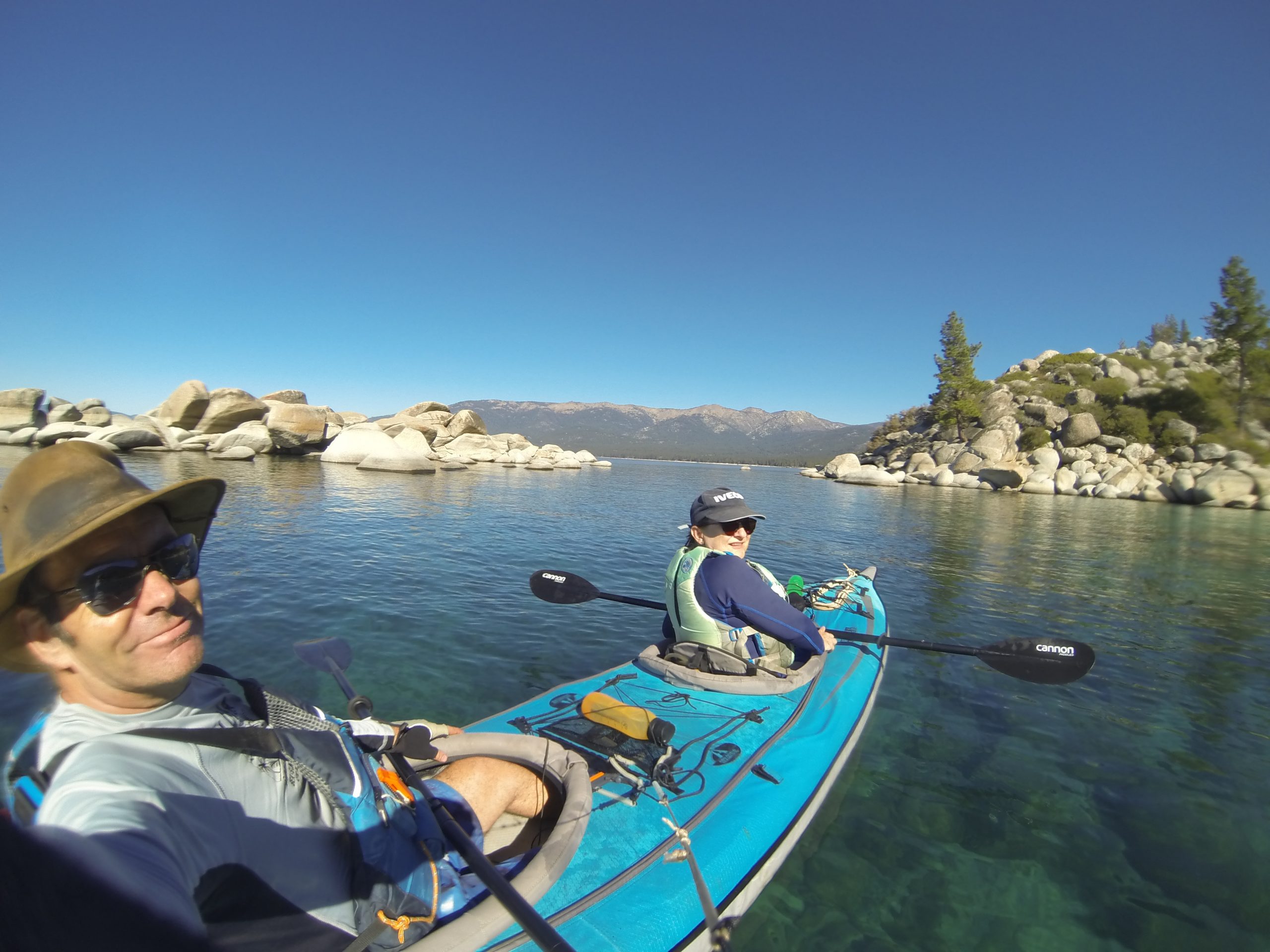 overlanding western usa kayaking Lake Tahoe