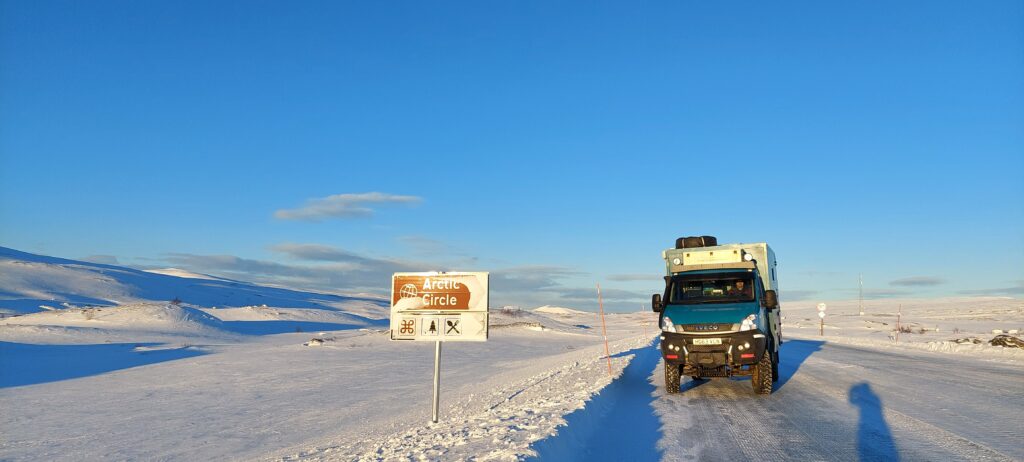 overlanding to the arctic circle iveco daily 4x4