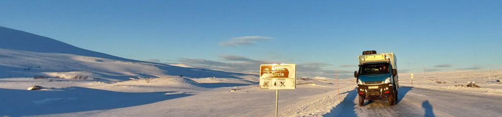 overlanding to the arctic circle in an iveco daily 4x4